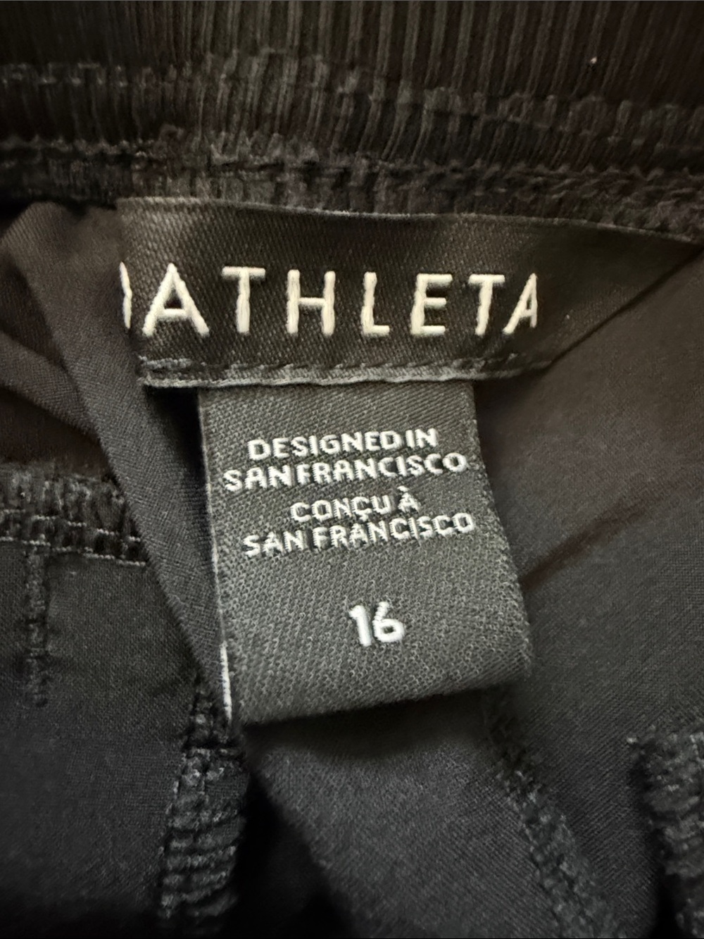Athleta Black Brooklyn High Rise Ankle Pant Size 16 - Picture 6 of 7